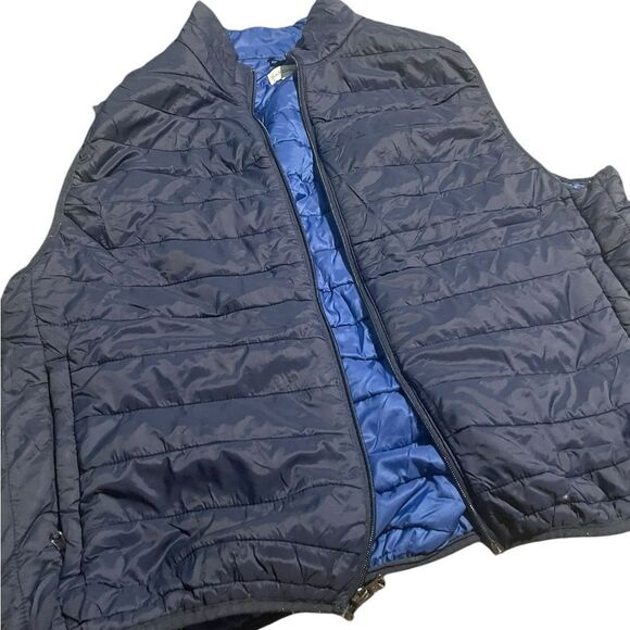 Schott NYC Black Quilted Vest - Picture 2 of 2